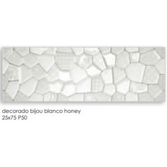 Undefasa Colorgloss Decor Bijou Honey Blanco csempe, járólap 25x75cm